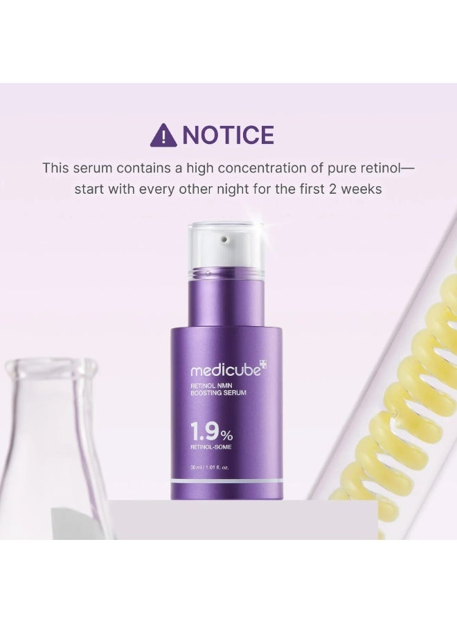 Medicube Retinol NMN Boosting Serum for Sensitive Skin, Moisturising Essence, 30 ml - Image 3